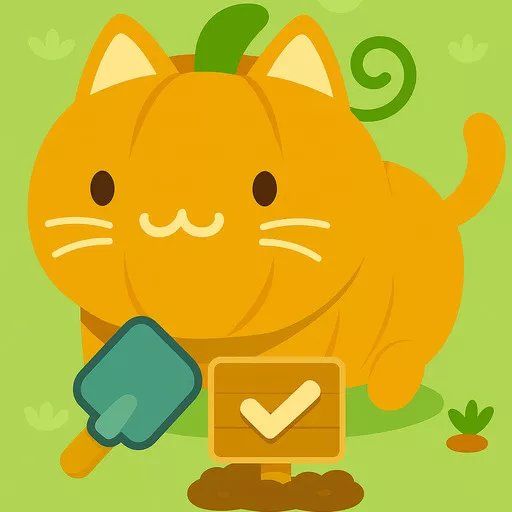 Brainrot Garden. Merge Cats Logo