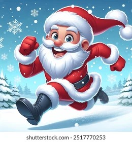 Santa Run Logo