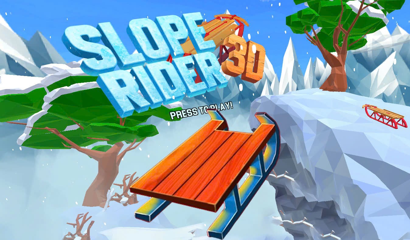 Slope Rider 3D Logo